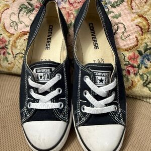 Converse Classic Black and White Shoes